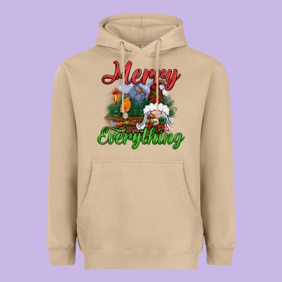 Merry Everything Heavyweight Hoodie Designed By Bundleandbundleshop