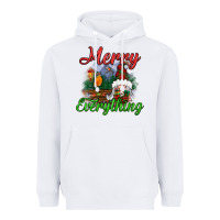 White merry everything Heavyweight Hoodie - BundleAndBundleShop
