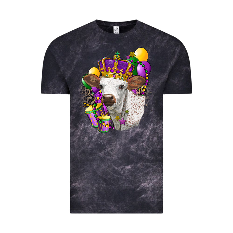 Mardi Gras Longhorn Calf Vintage Tee by LillyAllenDesigns | Teevron