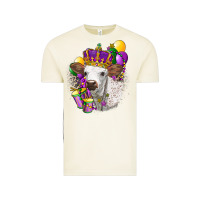Vintage Arctic Mardi Gras Longhorn Calf Vintage Tee - LillyAllenDesigns