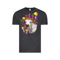 Vintage Black Mardi Gras Longhorn Calf Vintage Tee - LillyAllenDesigns