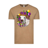 Vintage Coffee Mardi Gras Longhorn Calf Vintage Tee - LillyAllenDesigns