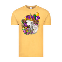 Vintage Mustard Mardi Gras Longhorn Calf Vintage Tee - LillyAllenDesigns