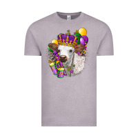 Vintage Zinc Mardi Gras Longhorn Calf Vintage Tee - LillyAllenDesigns