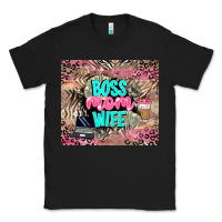 Black boss mom wife Classic Tee - LillyAllenDesigns