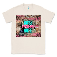 Natural boss mom wife Classic Tee - LillyAllenDesigns