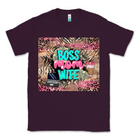 Plum boss mom wife Classic Tee - LillyAllenDesigns