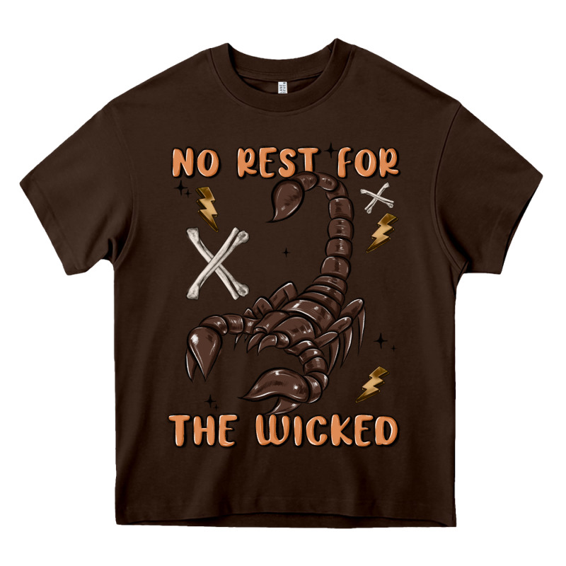 No Rest For The Wicked Heavy Core Tee by MaliasSmallBusiness | Teevron