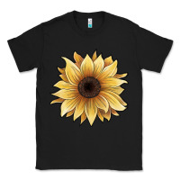 Black watercolor sunflower Classic Tee - JahusDesignShop