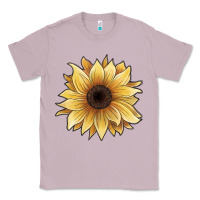 Lilac watercolor sunflower Classic Tee - JahusDesignShop