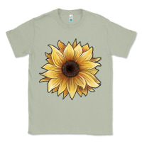 Matcha watercolor sunflower Classic Tee - JahusDesignShop