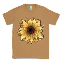 Toasted Coconut watercolor sunflower Classic Tee - JahusDesignShop