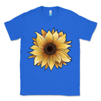 True Royal watercolor sunflower Classic Tee - JahusDesignShop