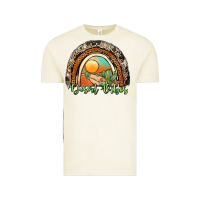 Vintage Arctic desert vibes rainbow Vintage Tee - JahusDesignShop