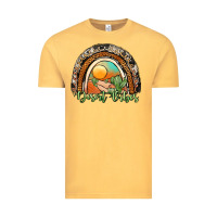 Vintage Mustard desert vibes rainbow Vintage Tee - JahusDesignShop