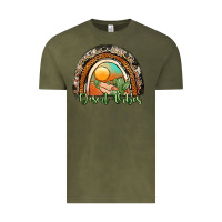 Vintage Olive desert vibes rainbow Vintage Tee - JahusDesignShop