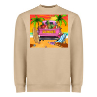 Mushroom summer truck Heavyweight Sweatshirt - TumblerDesignByShophia