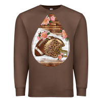 Chestnut american football and western roses teardrop Premium Sweatshirt - BundleAndBundleShop