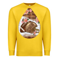 Lemon american football and western roses teardrop Premium Sweatshirt - BundleAndBundleShop