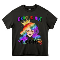 Asphalt drag is not a crime fabulous drag queen Heavy Core Tee - MaliasSmallBusiness