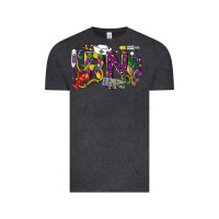 Vintage Black RN Registered Nurse Mardi Gras Vintage Tee - LillyAllenDesigns