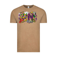 Vintage Coffee RN Registered Nurse Mardi Gras Vintage Tee - LillyAllenDesigns