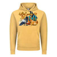 Vintage Mustard Welcome Fall With Crow Vintage Hoodie - LillyAllenDesigns