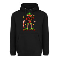 Black im the oldest elf i make the rules Heavyweight Hoodie - FaDigitalArtStudio