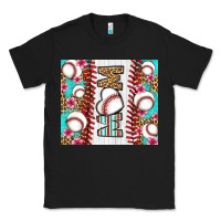 Black baseball mom Classic Tee - LillyAllenDesigns