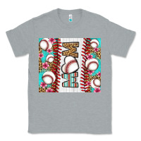 Heather Grey baseball mom Classic Tee - LillyAllenDesigns