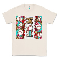 Natural baseball mom Classic Tee - LillyAllenDesigns
