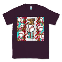 Plum baseball mom Classic Tee - LillyAllenDesigns