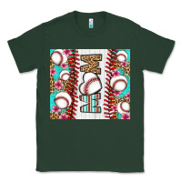 Sports Green baseball mom Classic Tee - LillyAllenDesigns