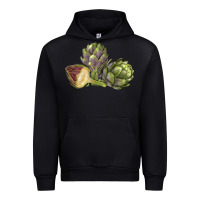 Black Artichoke Urban Hoodie - LillyAllenDesigns