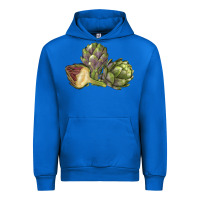 Cobalt Artichoke Urban Hoodie - LillyAllenDesigns