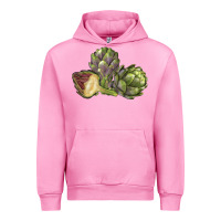 Fuchsia Pink Artichoke Urban Hoodie - LillyAllenDesigns