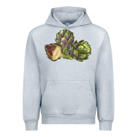 Heather Grey Artichoke Urban Hoodie - LillyAllenDesigns