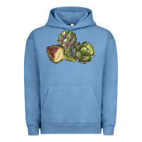 Pigment Pebble Blue Artichoke Urban Hoodie - LillyAllenDesigns
