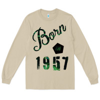 Mushroom Born In 1957 Long Sleeve Tee - Bettercallsaul