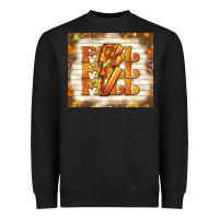 Black fall with lightning bolt Heavyweight Sweatshirt - TumblerDesignByShophia