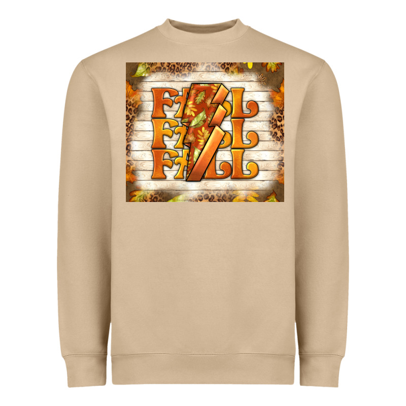 Fall With Lightning Bolt Heavyweight Sweatshirt by TumblerDesignByShophia | Teevron