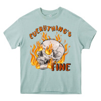 Arona everything's fine Heavy Core Tee - MaliasSmallBusiness