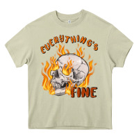 Mossy everything's fine Heavy Core Tee - MaliasSmallBusiness