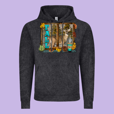 White Tailed Buck Fall Vintage Hoodie Designed By Lillyallendesigns