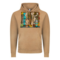 Vintage Camel White Tailed Buck Fall Vintage Hoodie - LillyAllenDesigns