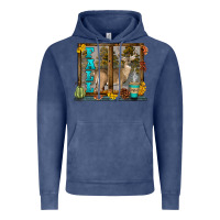 Vintage Denim White Tailed Buck Fall Vintage Hoodie - LillyAllenDesigns