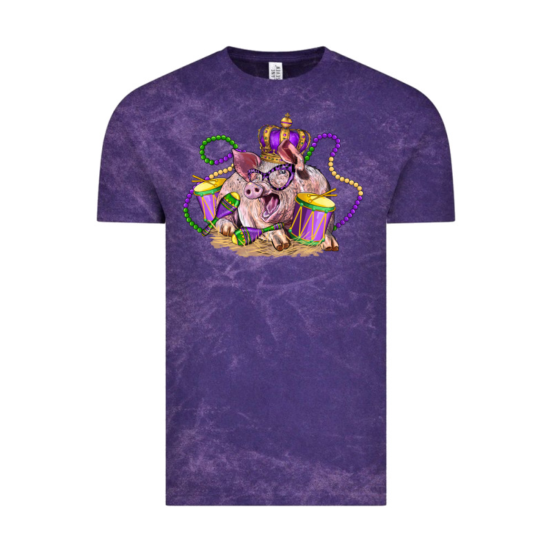 Mardi Gras Pig Vintage Tee by LillyAllenDesigns | Teevron