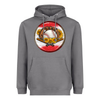 Storm baseball with sunflower round earrings Heavyweight Hoodie - BundleAndBundleShop