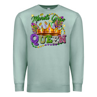 Seafoam mardi gras queen Premium Sweatshirt - FaDigitalArtStudio