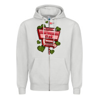 Dove Grey heartbreaker club olivia Zipper Hoodie - OliviaCreatesArt